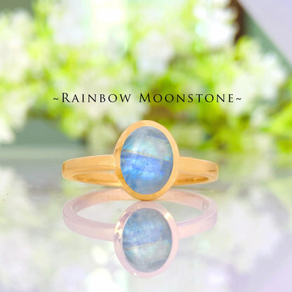 925 Sterling Silver Multi Gemstone Ring - Larimar, Turquoise, Aquamarine, Labradorite