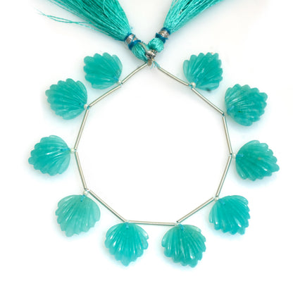 10 pieces Natural Amazonite Slot carved fancy shape gems stone Briolette Beads for jewelry making size 15x15mm carving gemstone for pendent