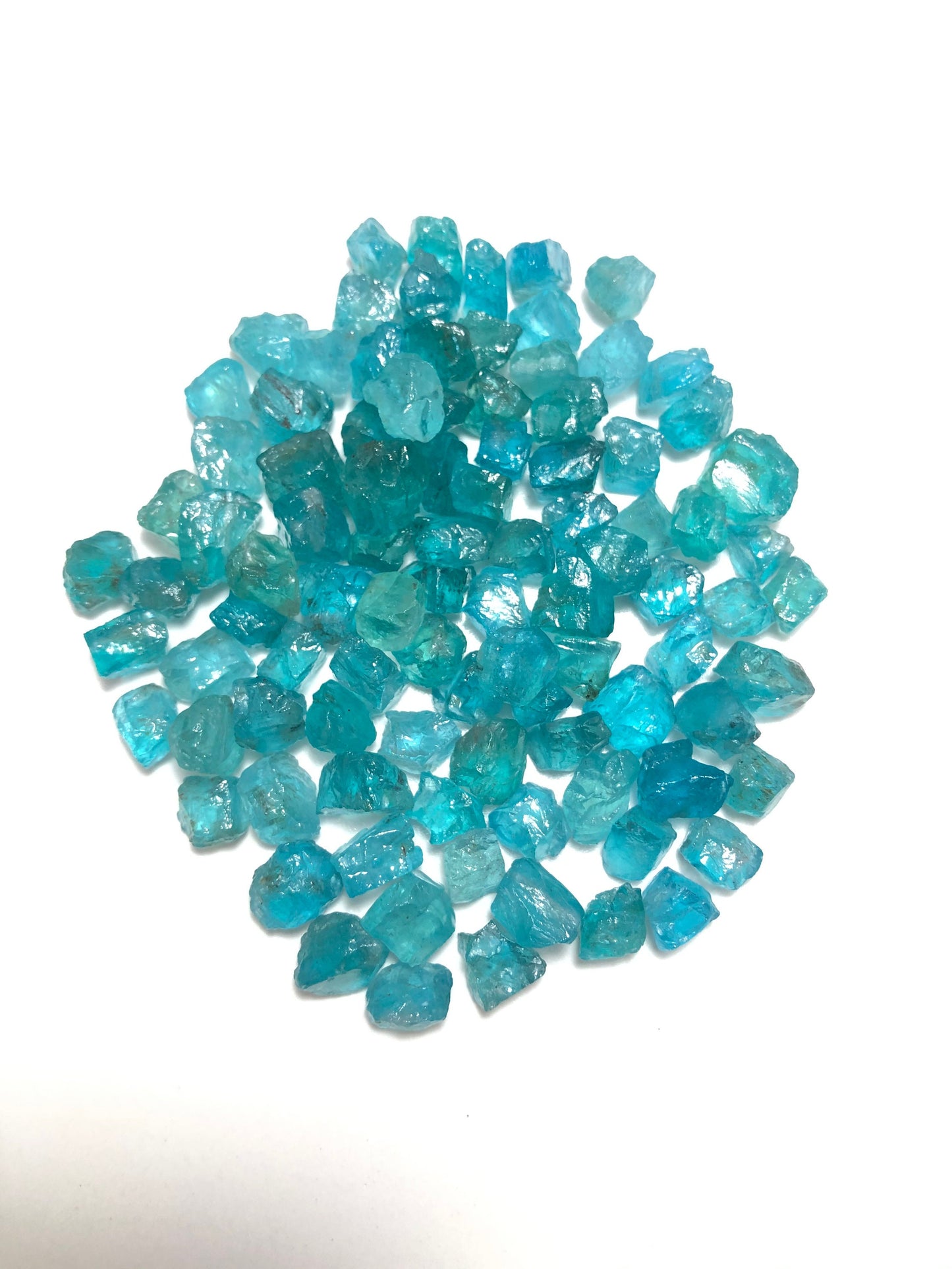 50 Pieces Raw 8-12 MM Raw Blue Apatite Gemstone,Natural Blue Apatite Raw Stone,Apatite Rough Gemstone,Apatite Raw Loose Gemstone Rough