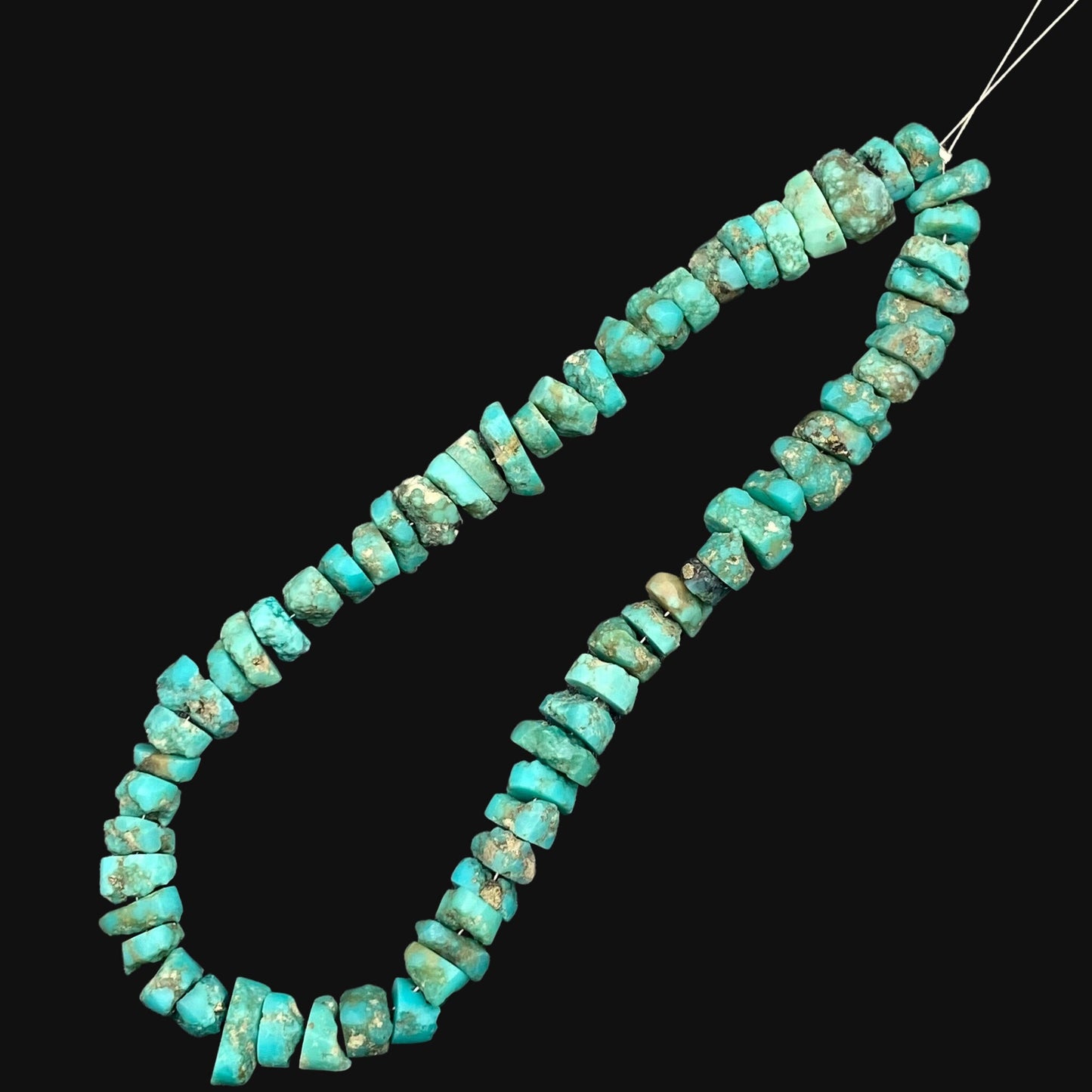 Arizona Turquoise Raw Beads | Center Drill Rough Gemstones | Crystal Specimens