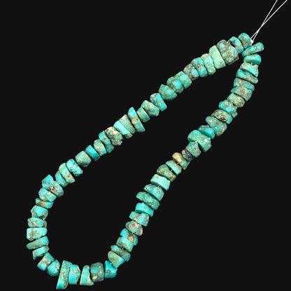 Arizona Turquoise Raw Beads | Center Drill Rough Gemstones | Crystal Specimens