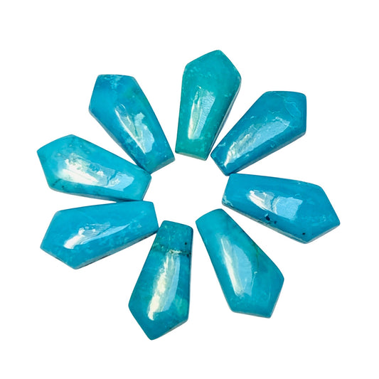 1 Pair Howlite Turquoise Smooth Kite Shape Gemstone, Size 9X18mm, Matching Pair Briolette, Earring Making Gemstone , SKU - BBI979