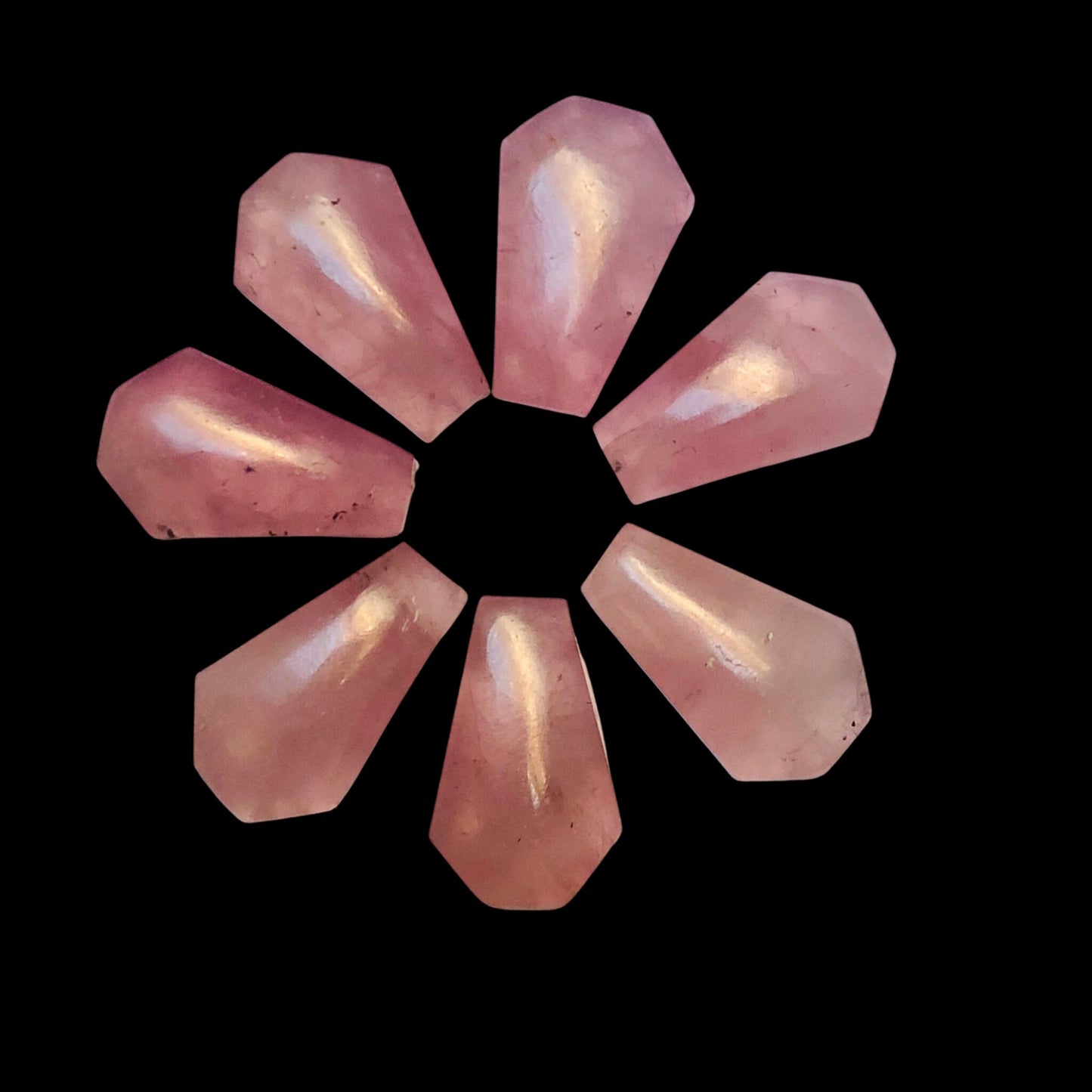 1 Pair Natural Rose Quartz Smooth Cut Coffin Shape Gemstone, Size 11X18mm, Matching Pair Briolette, Earring Making gemstone, SKU - BBI298