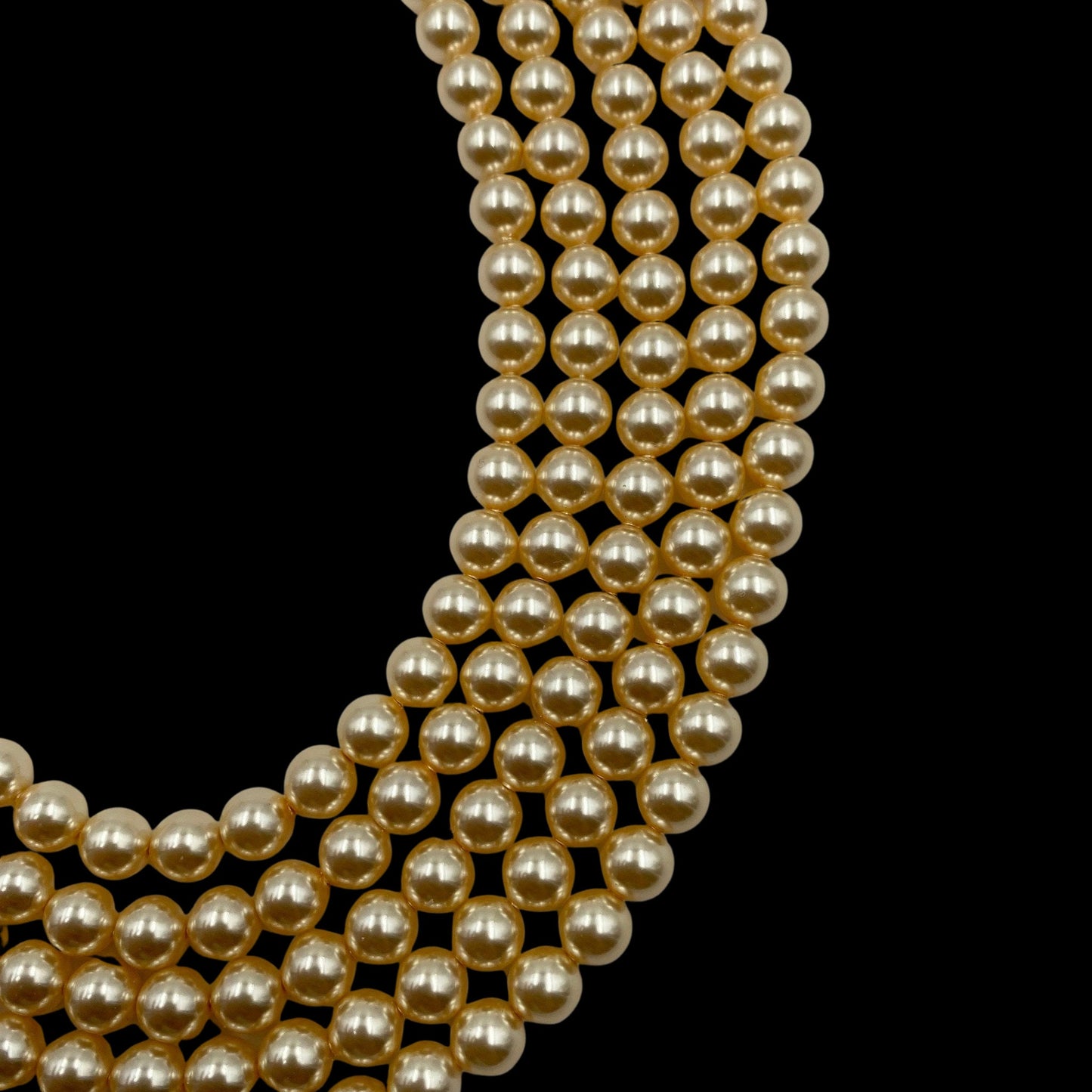 Swarovski Crystal Light Gold 001 539 Pearl Beads 5810 Round 2mm–12mm