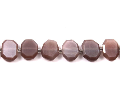 Chocolate Moonstone Fancy Shape Natural Gemstone Briolette Beads,Center Drill Beads,Fancy Shape Gemstone jewelry Bead,Flat chip bead BBI2487