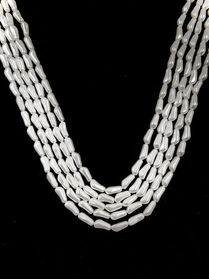 Natural Crystal White (001 650) Genuine Swarovski 5844 Pearls Barque Drop pearl in 10mm Glass Beads for Necklace/Bracelet/Earrings Gifts
