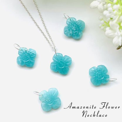 Flower Carved Necklace • Silver | Gold | Rose Gold Finish • Nature Inspired Jewelry • Gift for Her • Autumn Jewelry • Choose your Necklace - BeadsBoatInc