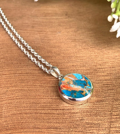 Kingsman Turquoise Pendant Necklace – Elegant Birthday Gift for Her - BeadsBoatInc