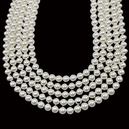 Natural crystal white (001 650) Swarovski pearl genuine Swarovski round beads for jewelry making 2mm 3mm 4mm 5mm 6mm 8mm 10mm 12mm - BeadsBoatInc